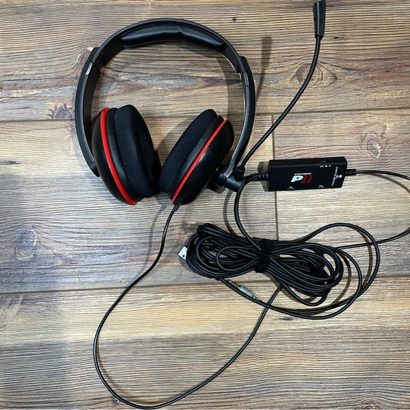 Turtle Beach Other - TURTLE BEACH EARFORCE P11 Gaming Headset Amplified Stereo Microphone Tested